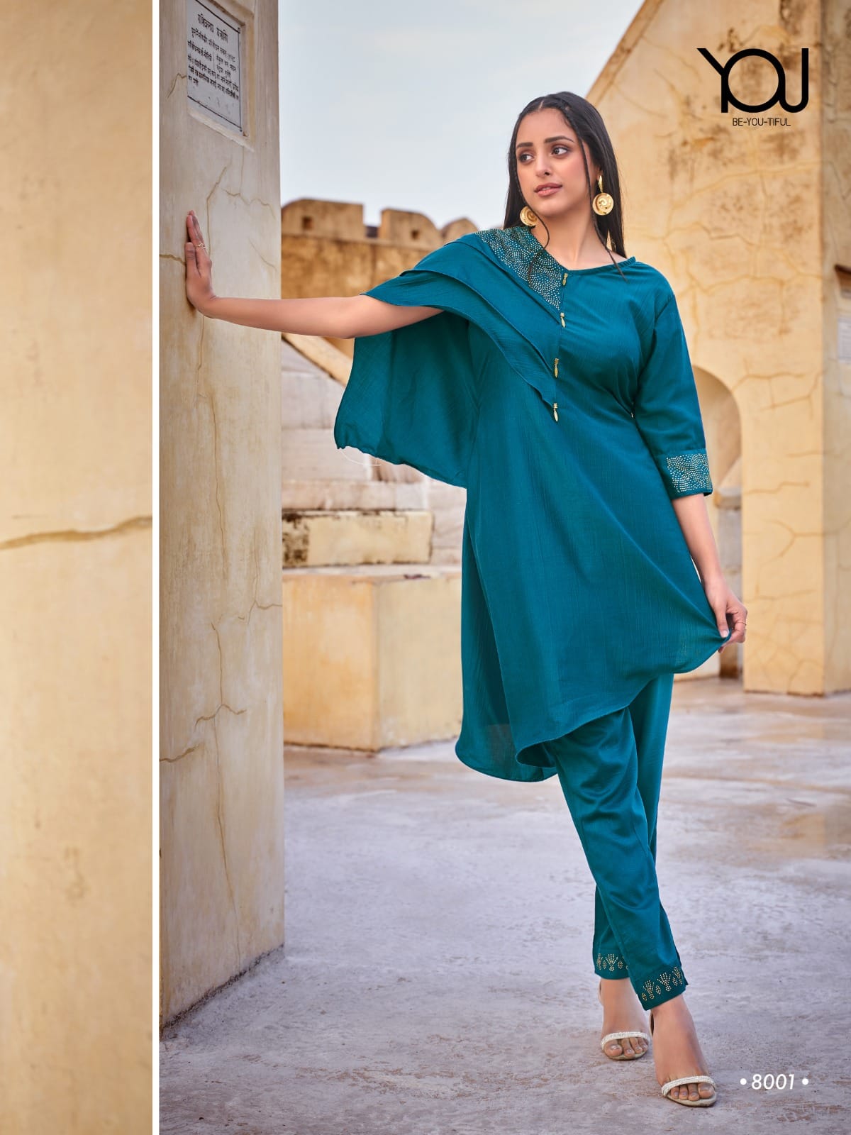 Wanna Bliss Cord Designer Wholesale Party Wear Kurtis With Bottom